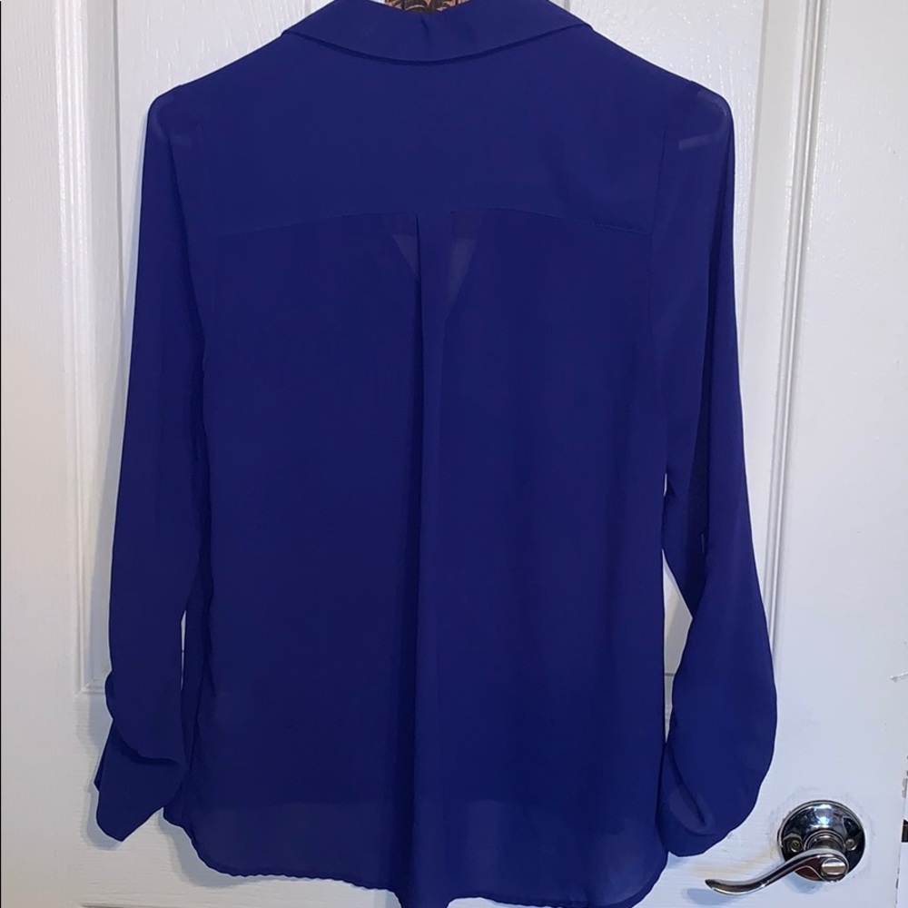 Button Up Royal Blue - Picture 4 of 4